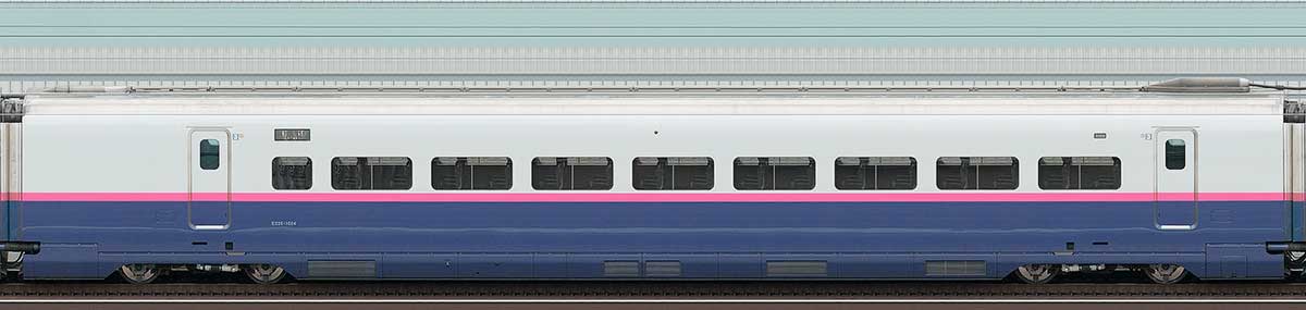 JR東日本E2系E225-1024山側の側面写真