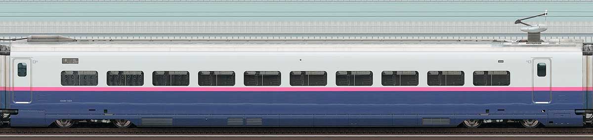 JR東日本E2系E226-1324山側の側面写真