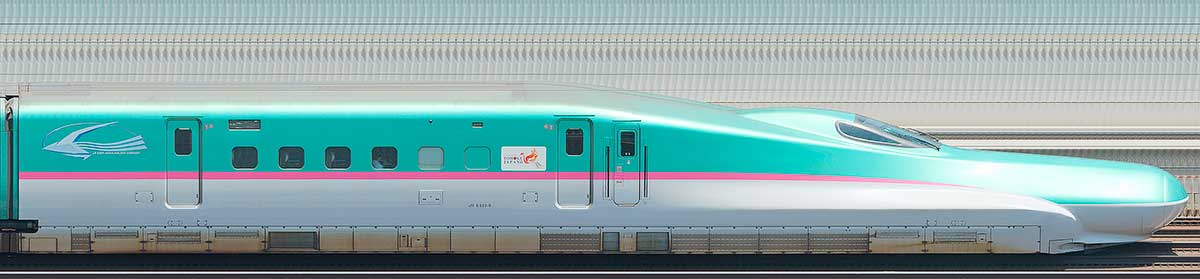 JR東日本E5系E523-9山側の側面写真