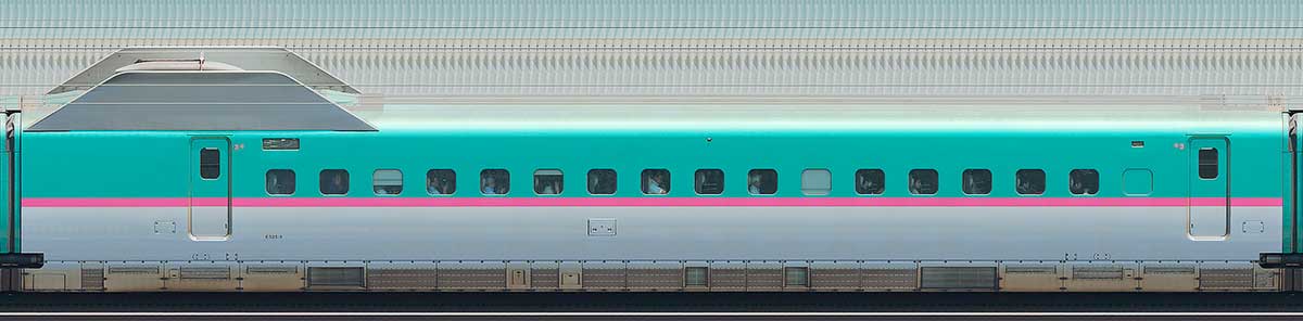 JR東日本E5系E525-9山側の側面写真
