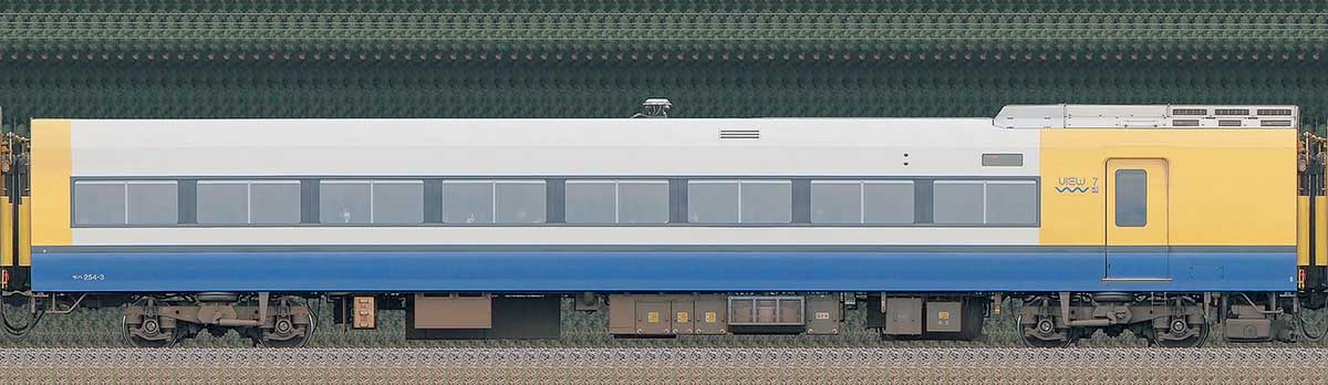 JR東日本255系モハ254-3山側の側面写真