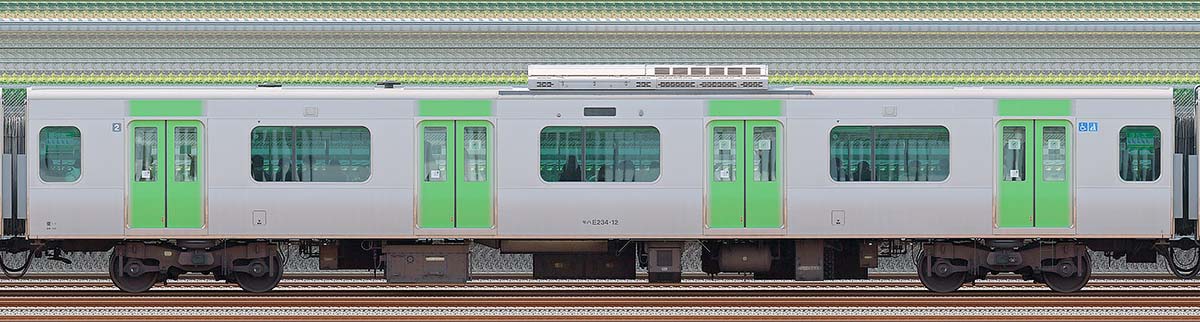 JR東日本E235系モハE234-12海側の側面写真
