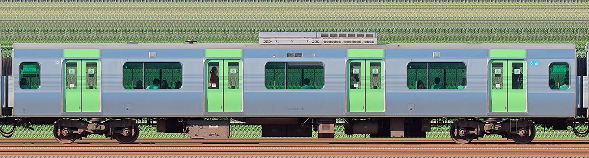 JR東日本E235系モハE234-36海側（東京駅基準）の側面写真