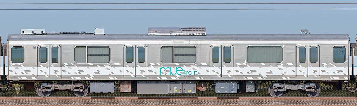 JR東日本209系「MUE-Train」モヤ208-4海側の側面写真