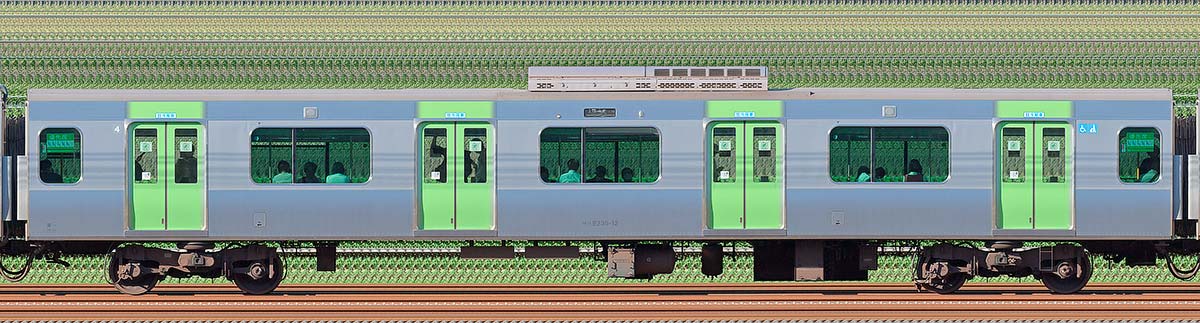 JR東日本E235系サハE235-12海側（東京駅基準）の側面写真