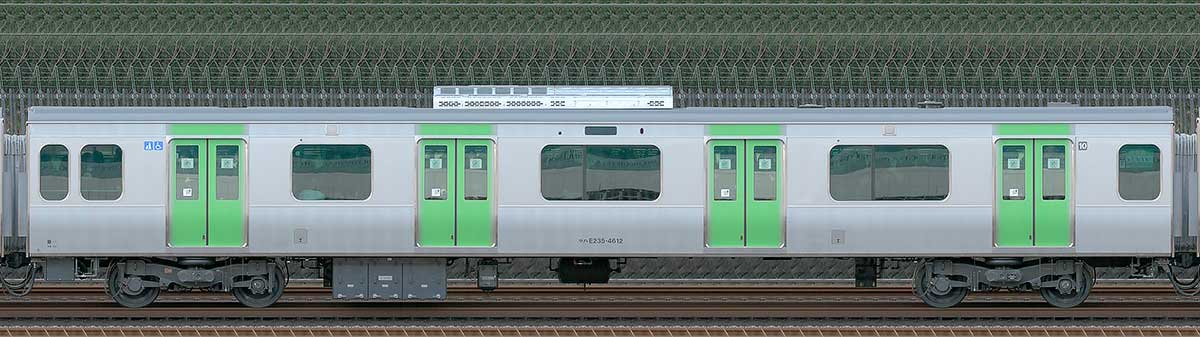 JR東日本E235系サハE235-4612山側（東京駅基準）の側面写真