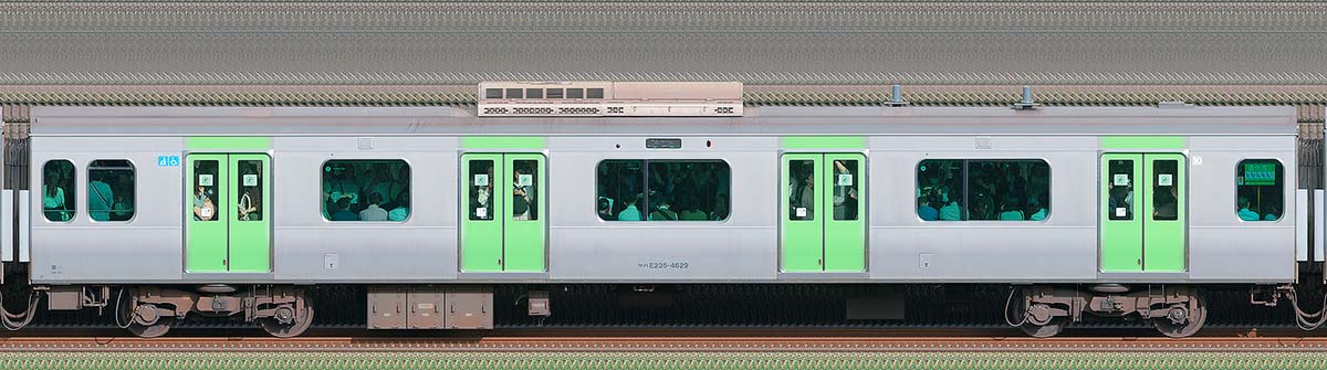 JR東日本E235系サハE235-4629(2025年)山側(東京駅基準)の側面写真