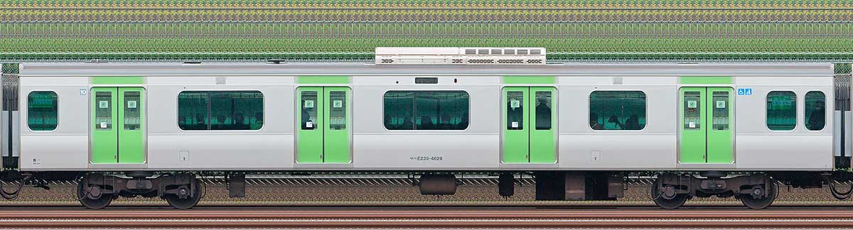 JR東日本E235系サハE235-4629海側（東京駅基準）の側面写真
