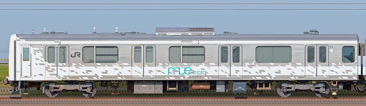 JR東日本209系「MUE-Train」クヤ208-2海側の側面写真