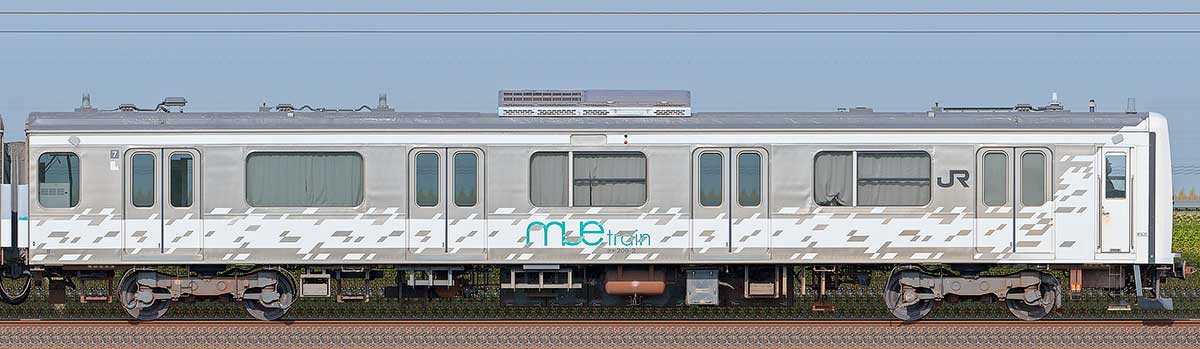 JR東日本209系「MUE-Train」クヤ209-2海側の側面写真
