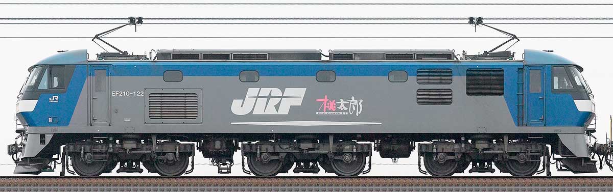 JR貨物EF210形EF210-122号機1エンド側の側面写真