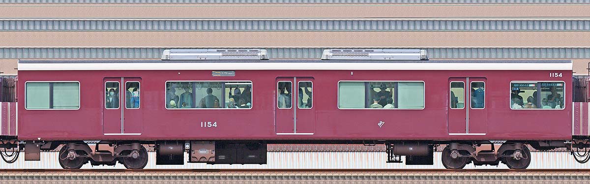 阪急1000系C#1154山側の側面写真