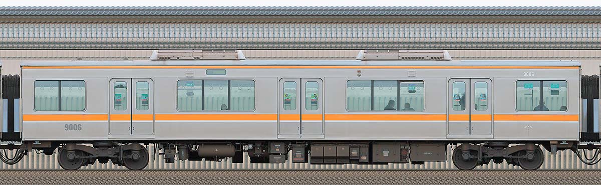 阪神9000系9006山側の側面写真