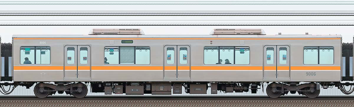 阪神9000系9006浜側の側面写真