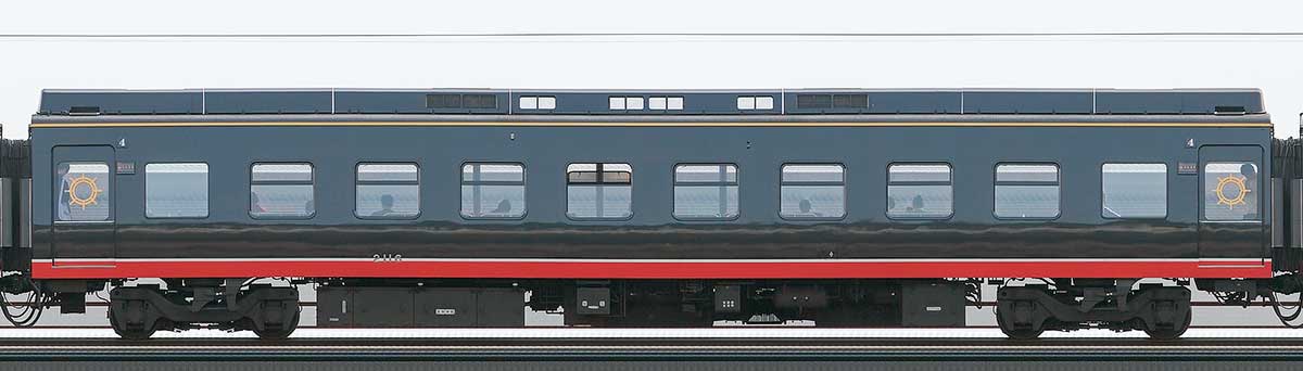 伊豆急行2100系「黒船電車」モハ2116山側の側面写真