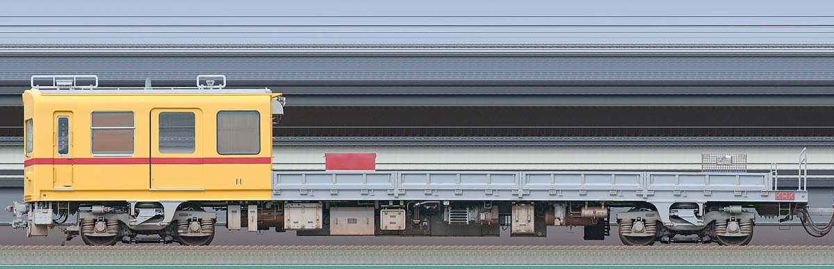 京急電鉄 デト11海側の側面写真