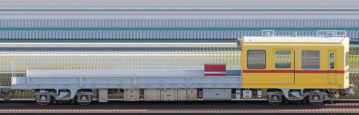 京急電鉄 デト11山側の側面写真