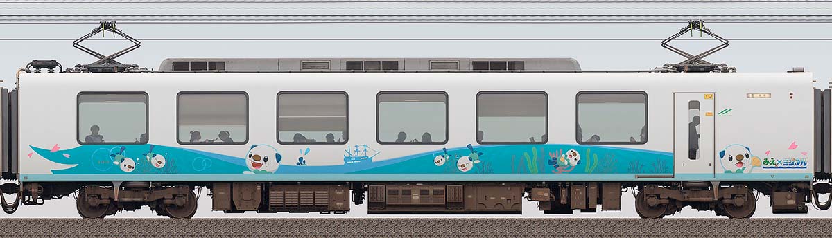 近鉄23000系「ミジュマルライナー」モ23202北側の側面写真