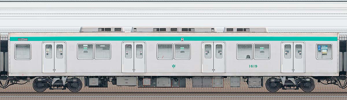 京都市交通局10系16192側の側面写真