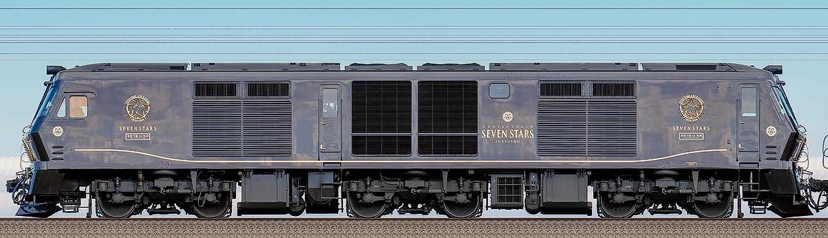 JR九州DF200形DF200-7000の側面写真｜RailFile.jp｜鉄道車両サイド 