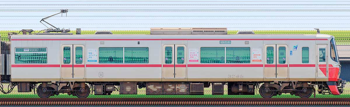 名鉄3150系（6次車）モ3269山側の側面写真