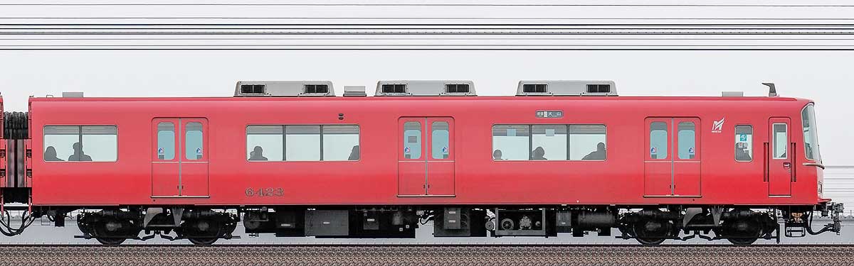 名鉄6500系（8次車）ク6423の側面写真｜RailFile.jp｜鉄道車両サイド