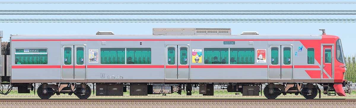 名鉄9500系（2次車）ク9505海側の側面写真