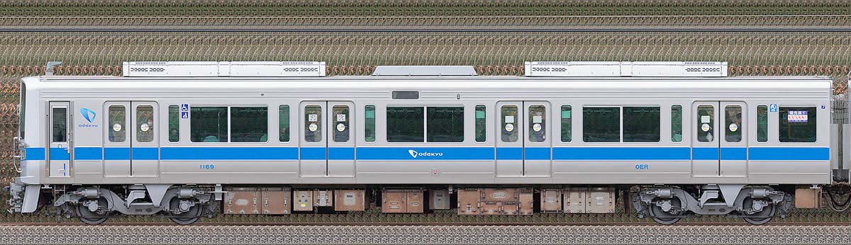 小田急1000形クハ1169（リニューアル車）海側の側面写真