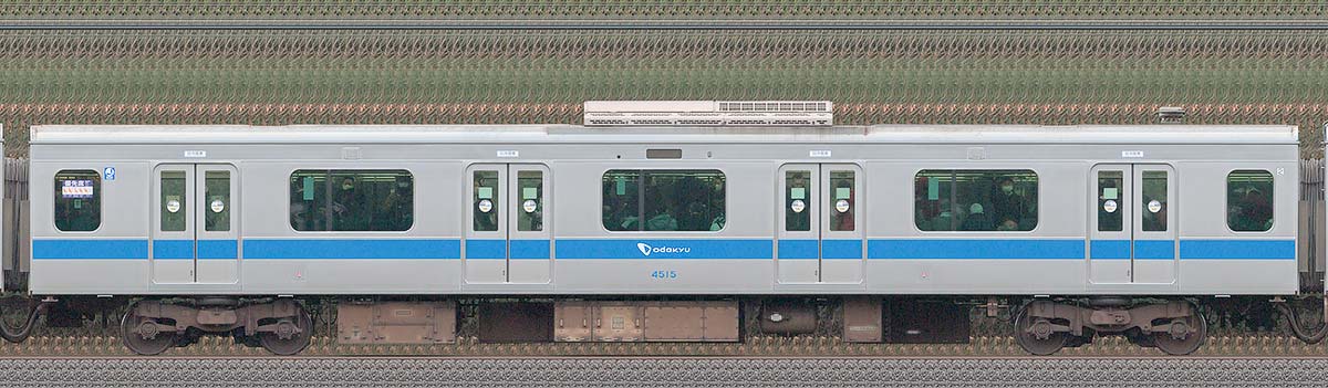 小田急4000形デハ4515海側の側面写真