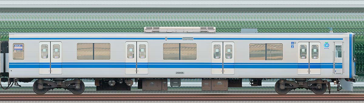 西武20000系クハ200563位・1位側の側面写真