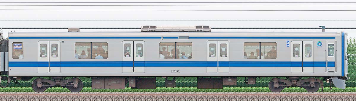西武20000系クハ201563位・1位側の側面写真