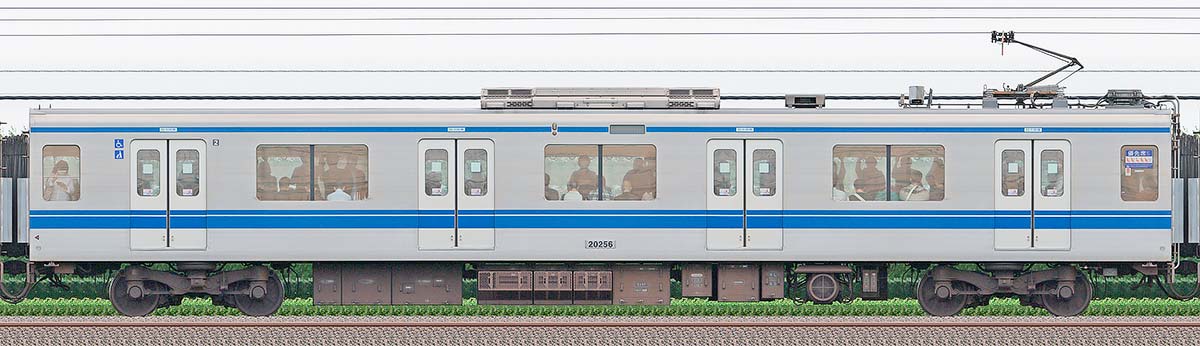 西武20000系モハ202563位・1位側の側面写真