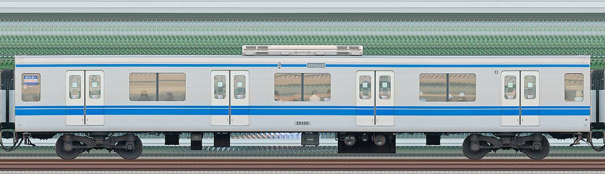 西武20000系サハ204562位・4位側の側面写真