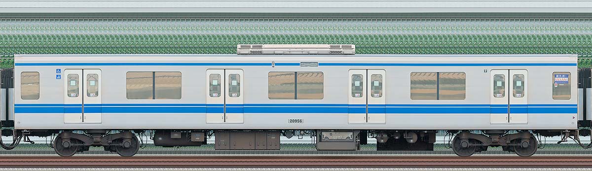 西武20000系モハ209562位・4位側の側面写真