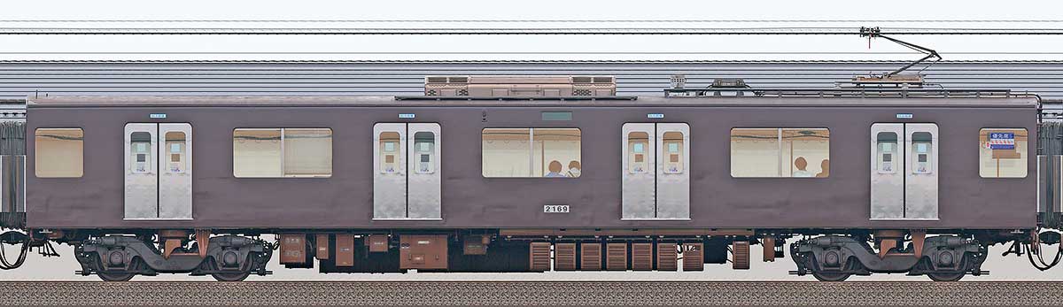 西武2000系「西武鉄道創立110周年記念トレイン」モハ21693位・1位側の側面写真