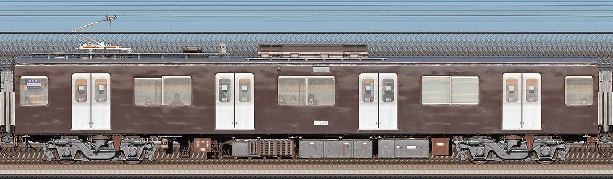 西武2000系「西武鉄道創立110周年記念トレイン」モハ23691位側の側面写真