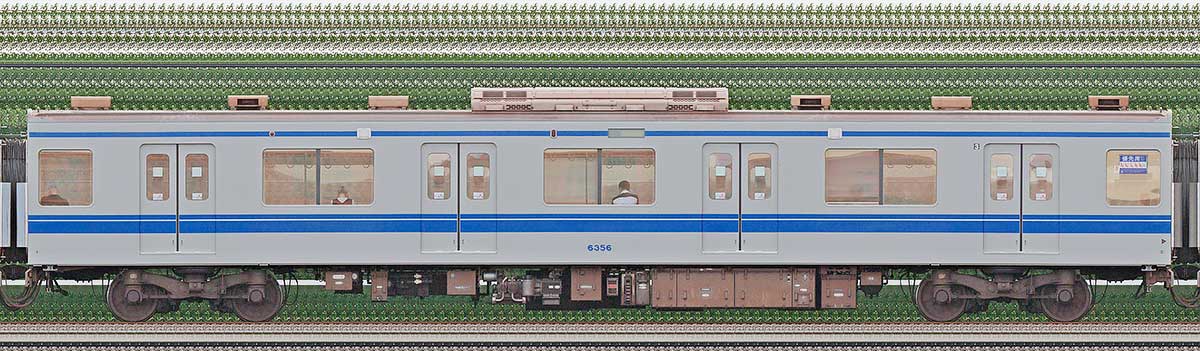 西武6000系モハ63562位・4位側の側面写真