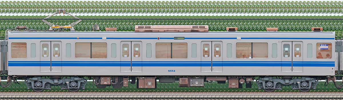 西武6000系モハ65542位・4位側の側面写真