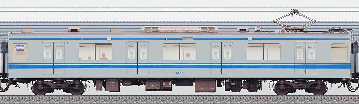 西武6000系モハ65563位・1位側の側面写真