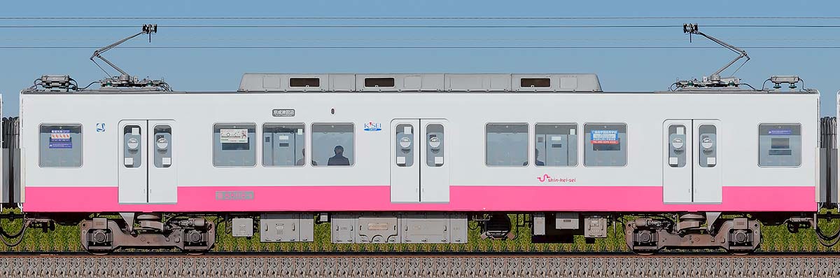 新京成8800形モハ8808-5山側の側面写真