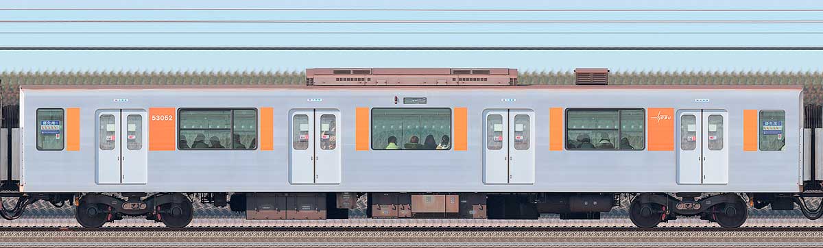 東武50050型モハ53052海側の側面写真