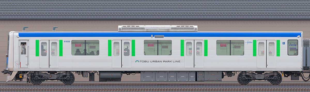 東武60000系クハ61502海側の側面写真