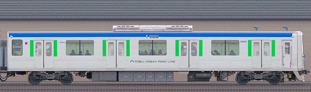 東武60000系クハ65502海側の側面写真