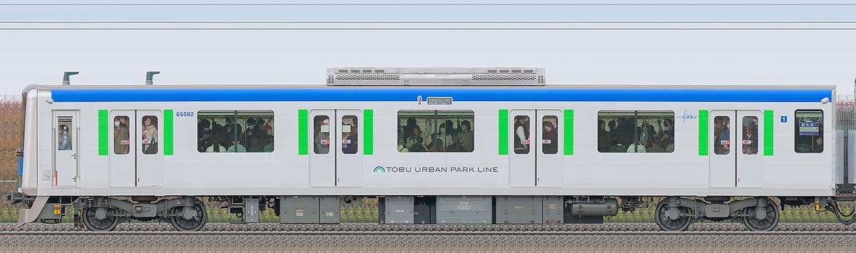 東武60000系クハ65502山側の側面写真