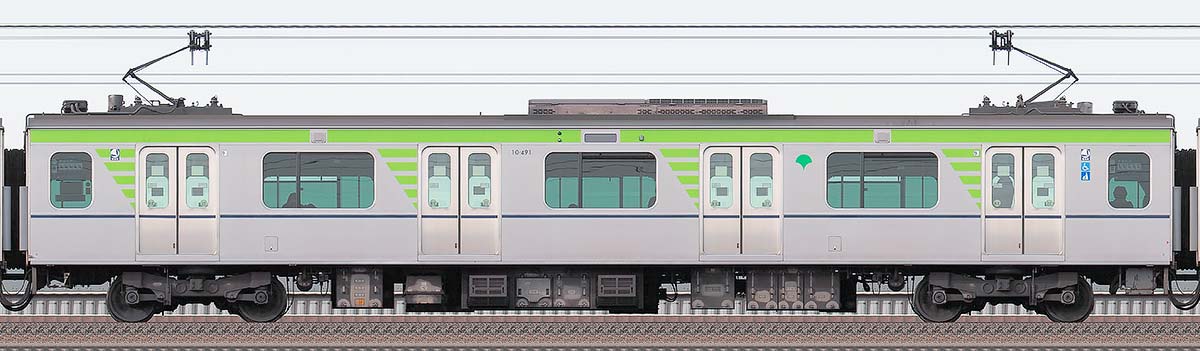 東京都交通局 新宿線 10-300形10-491海側の側面写真