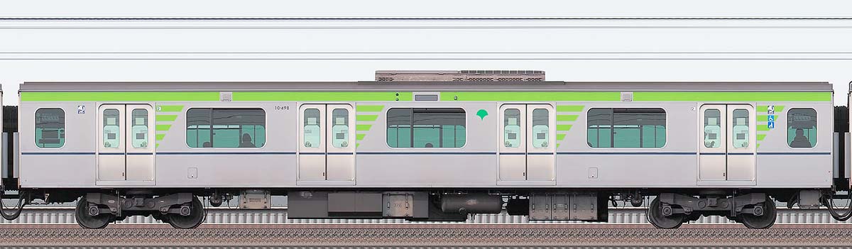 東京都交通局 新宿線 10-300形10-498海側の側面写真