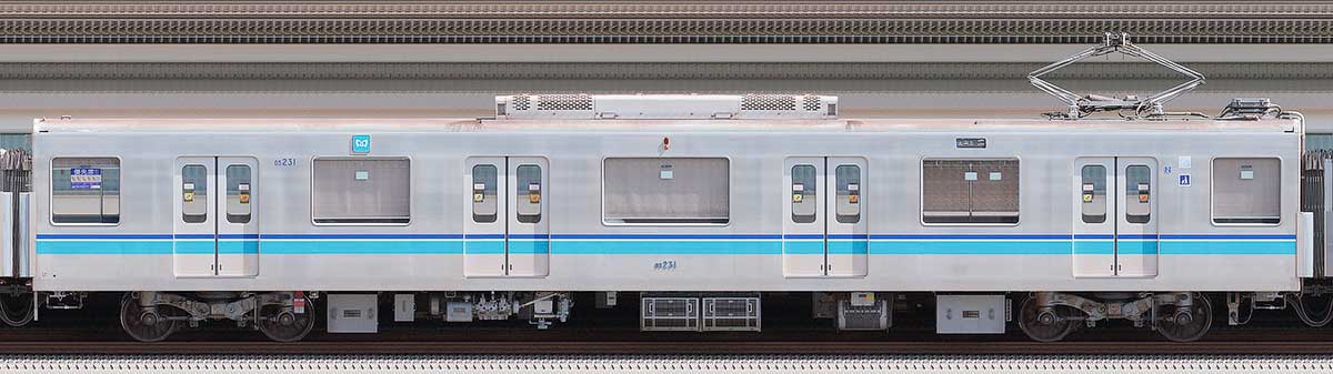 東京メトロ05系10次車05-231山側の側面写真