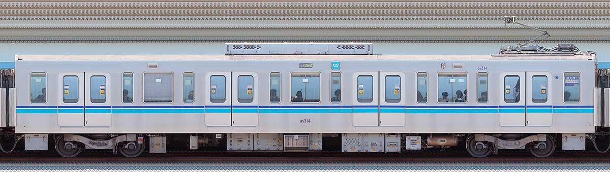 東京メトロ05系4次車05-314海側の側面写真
