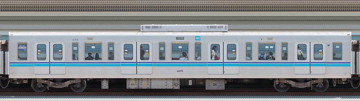 東京メトロ05系5次車05-315山側の側面写真