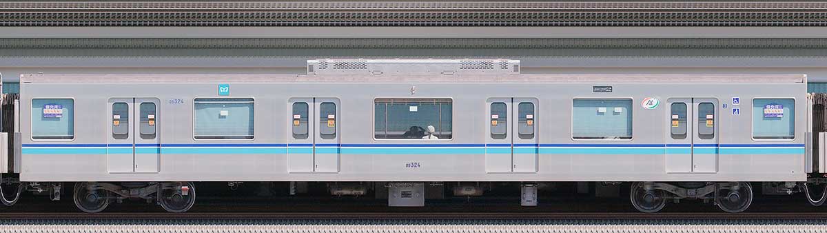 東京メトロ05系7次車05-324(アルミリサイクルカー)山側の側面写真